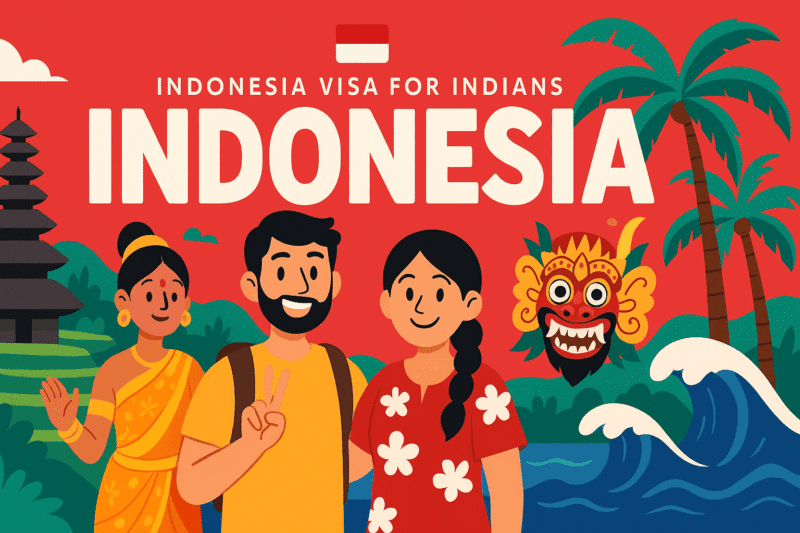 Indonesia Tourist Visa for Indians - Apply Online Easily