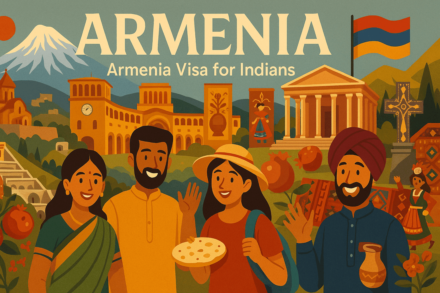 Armenia tourist visa for indians