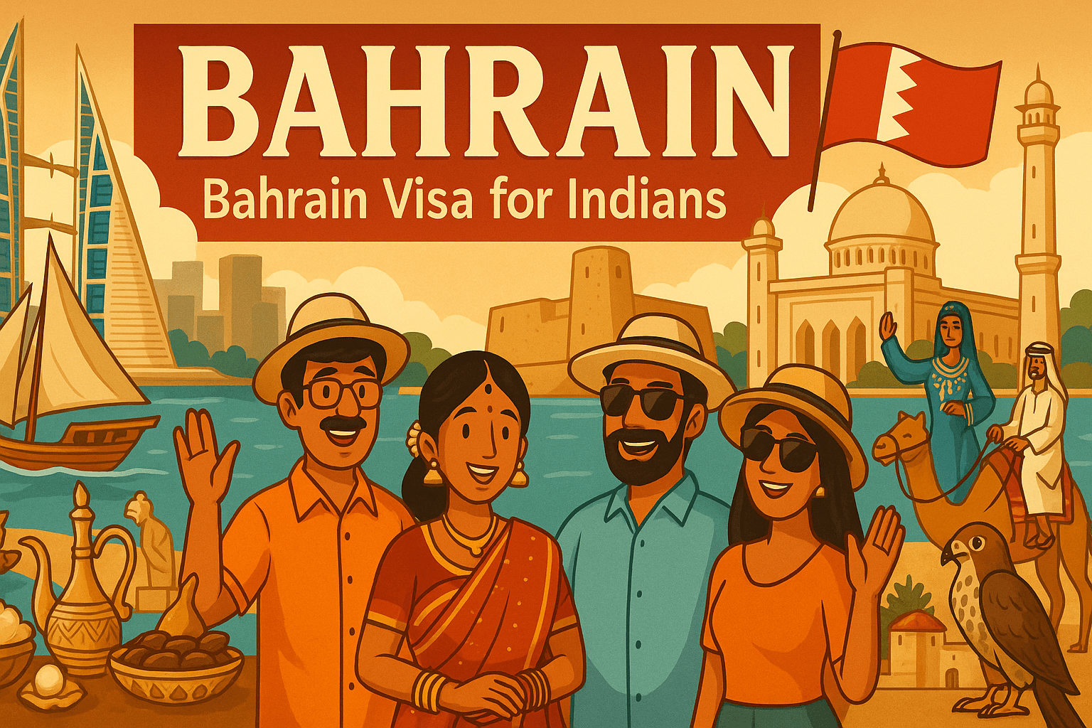 Bahrain tourist visa for indians