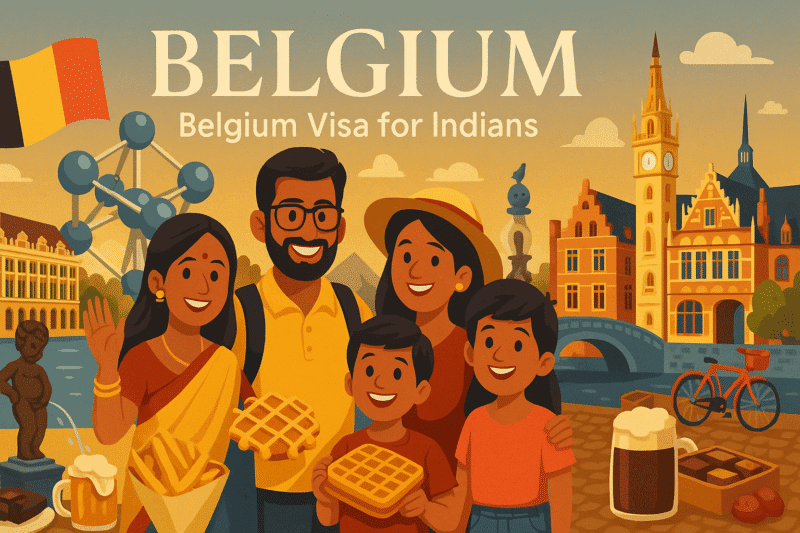 Belgium tourist visa for indians