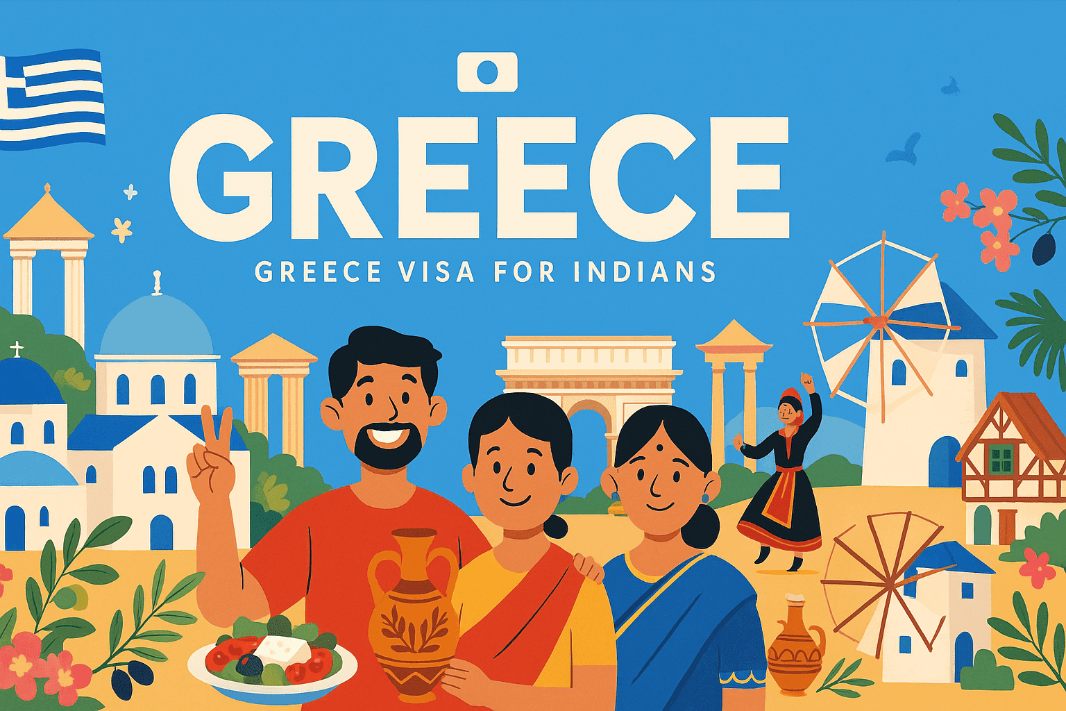 Greece tourist visa for indians
