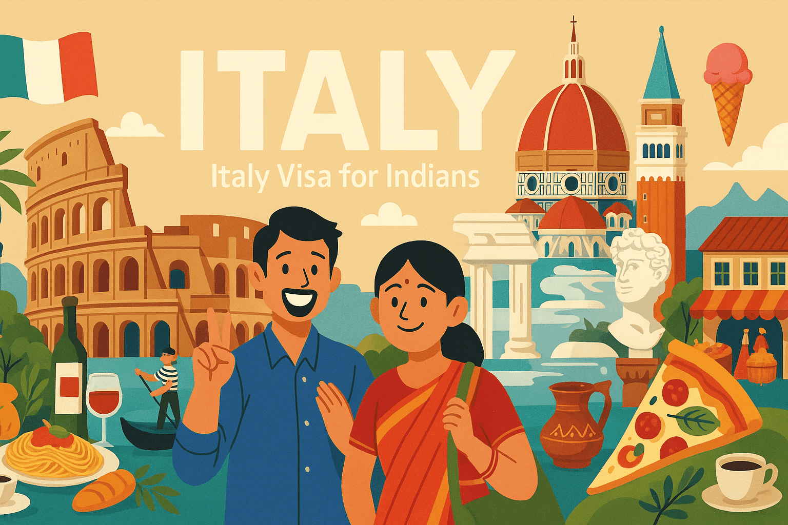 Italy tourist visa for indians