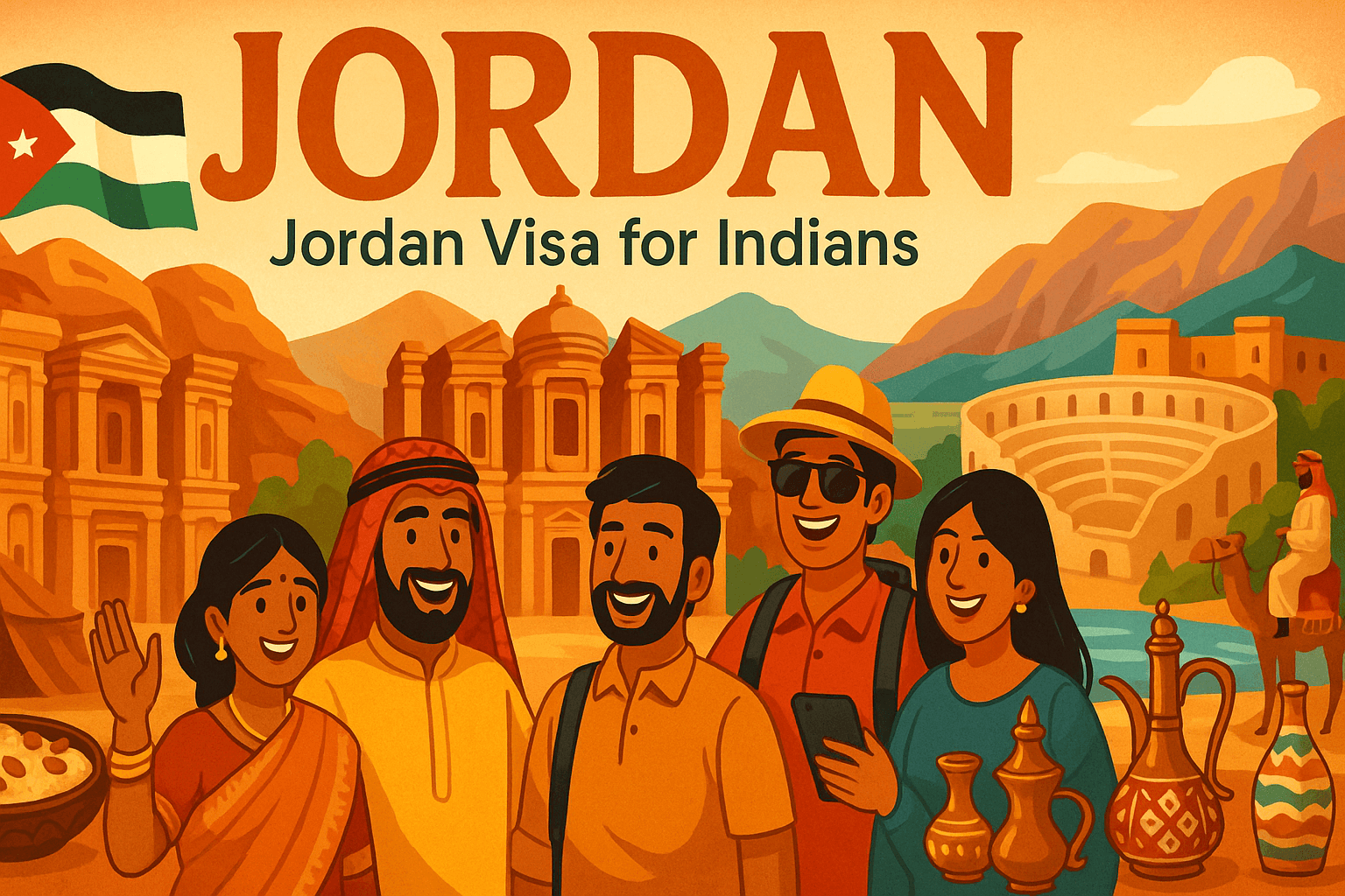 Jordan tourist visa for indians