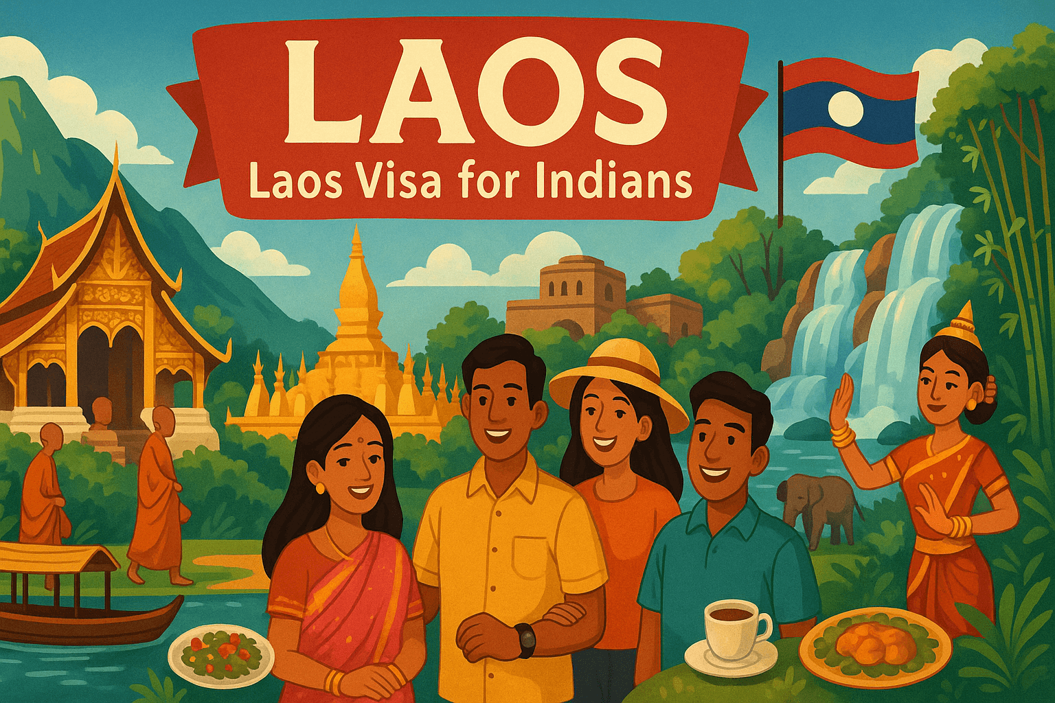 Laos tourist visa for indians