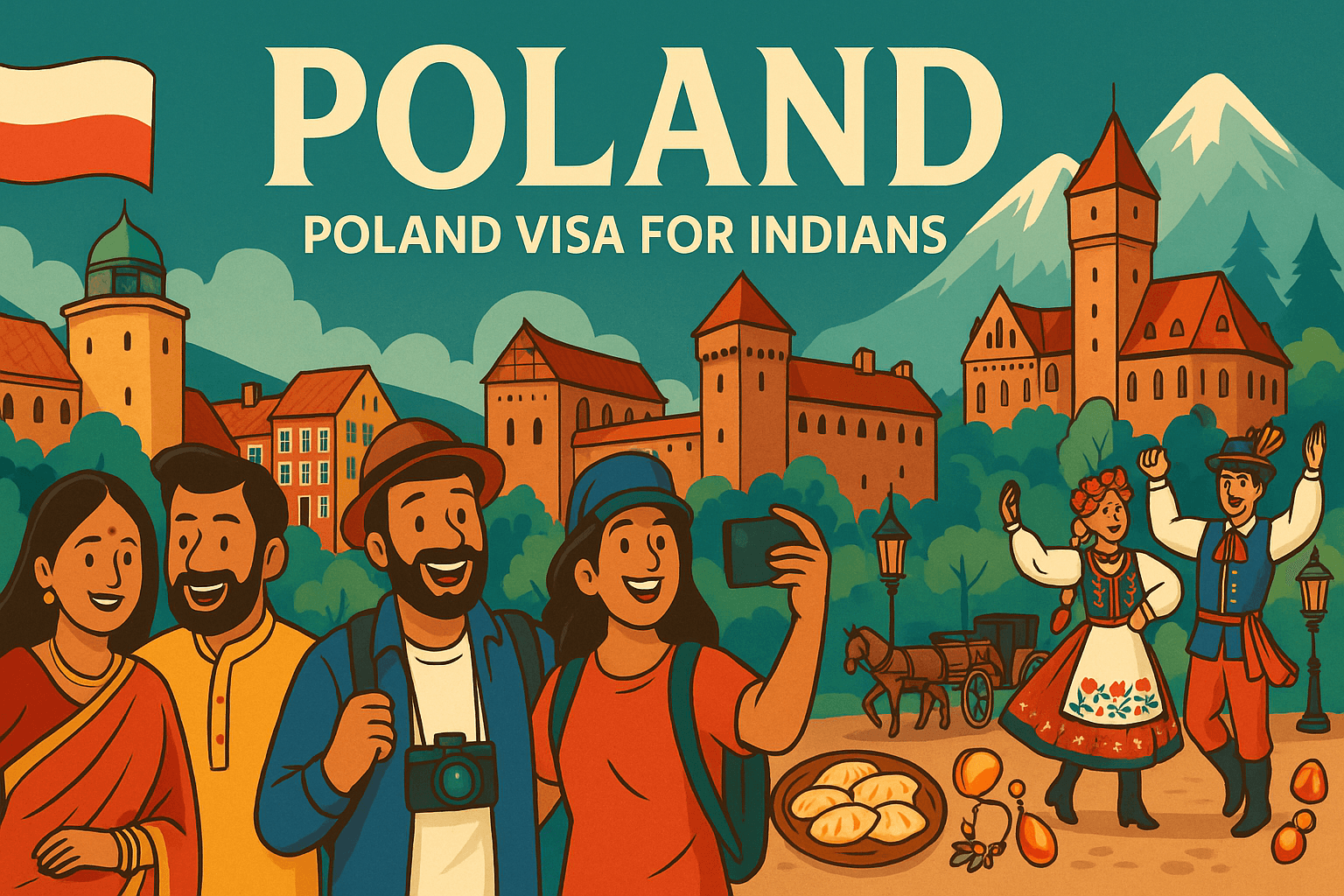 Poland tourist visa for indians