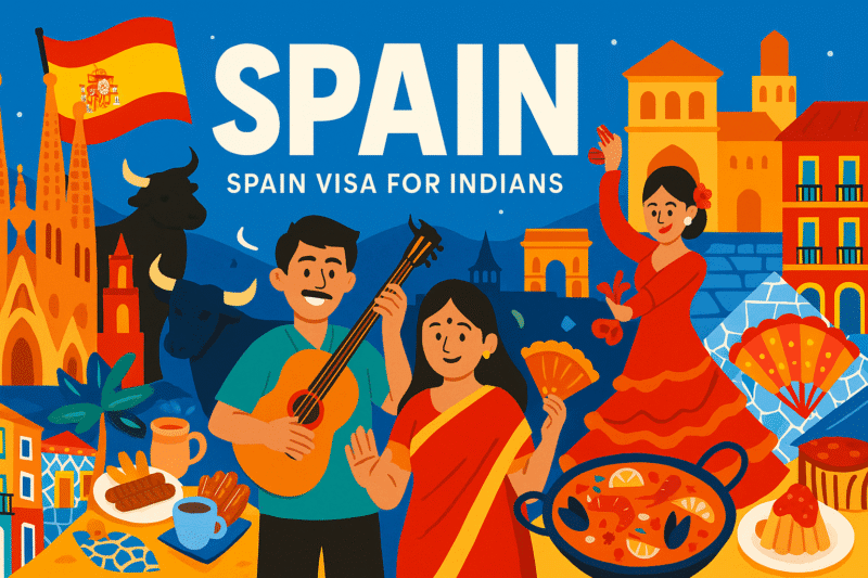 Spain tourist visa for indians