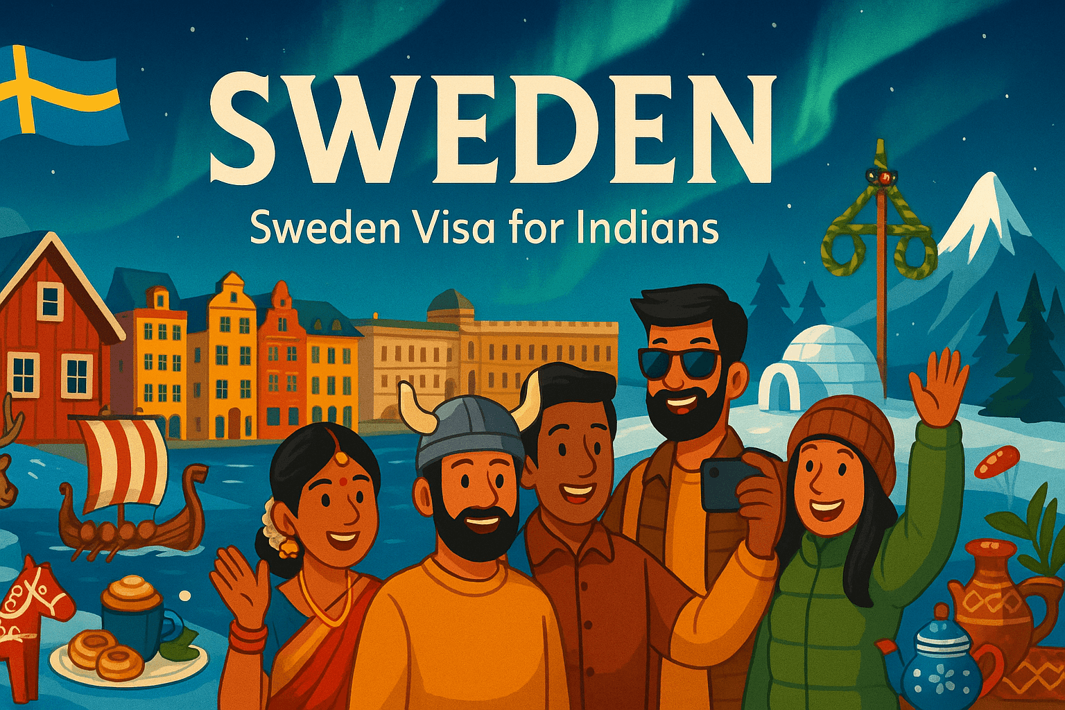 Sweden tourist visa for indians