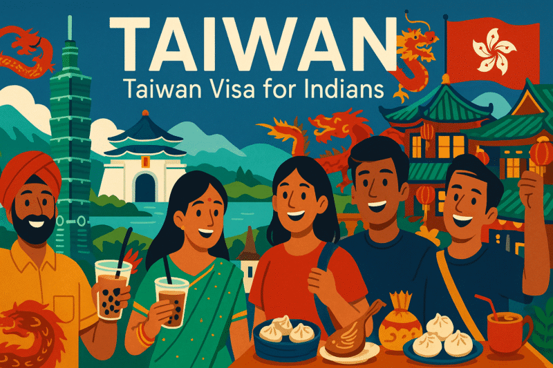 Taiwan tourist visa for indians