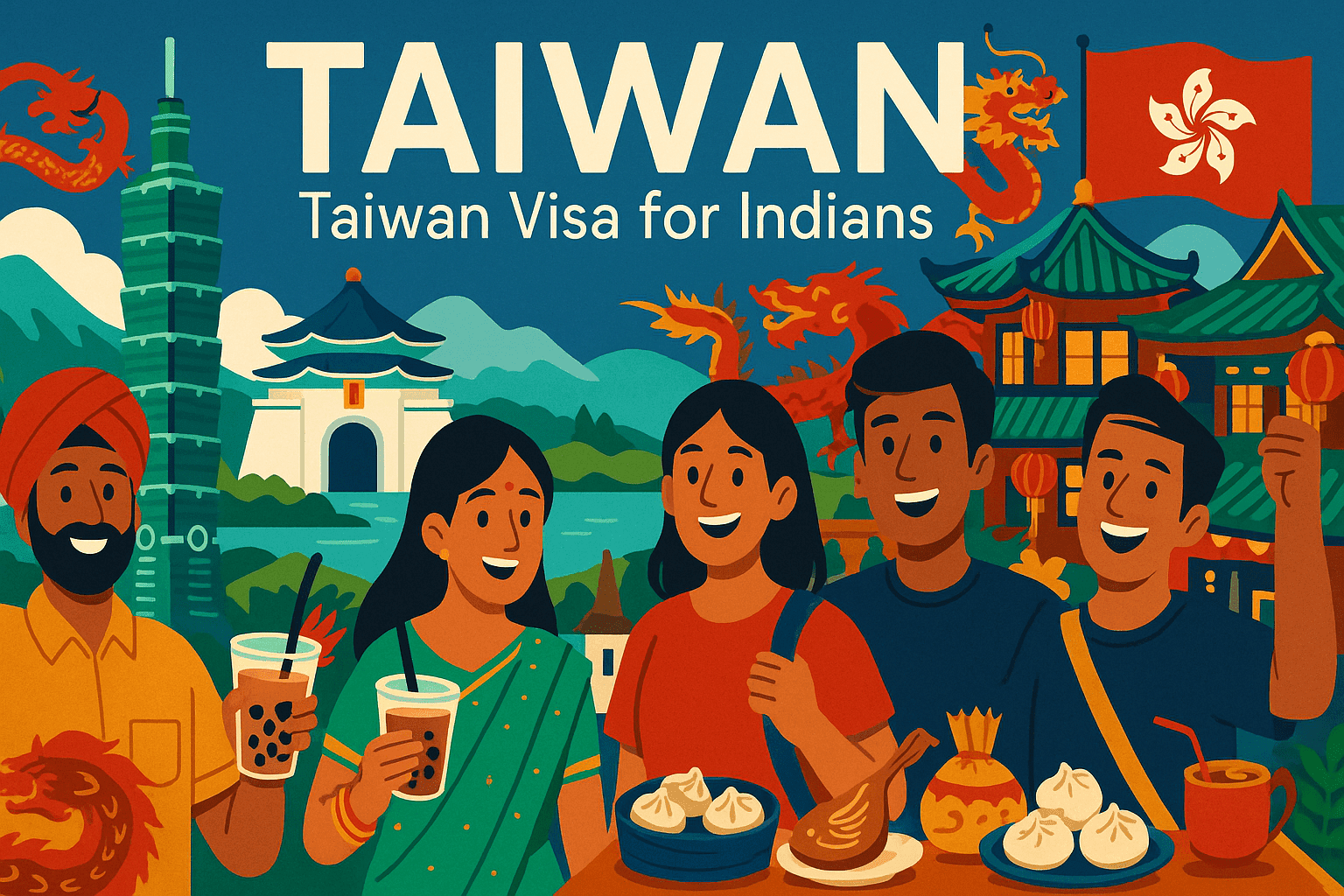 Taiwan tourist visa for indians