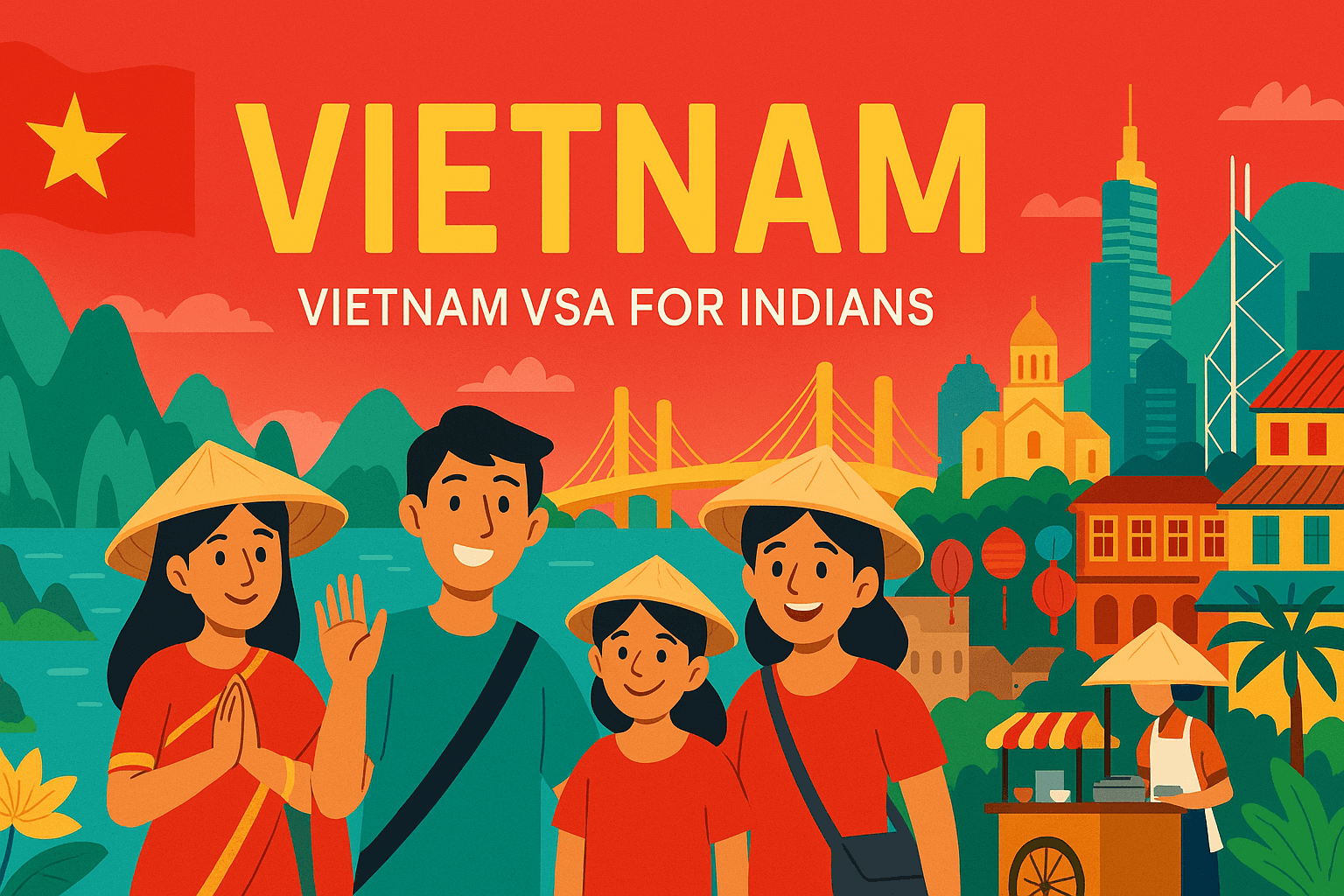 Vietnam Tourist Visa for Indians - Apply Online Easily